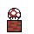 Mushroom On Block