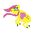 FlutterShy (my little pony) character.