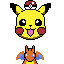 Pikachu & Charmander