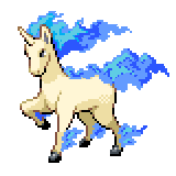 shiny blue galopa