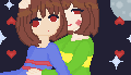 undertale frisk chara yuri