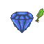 save picture of a diamond and a leaf