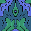 blue green