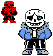 Pixilart - RevertFell Sans Sprite by LanoR