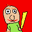 small crumbs spread all baldi over the apartment and on the floor with your foot can not be pressed, they will breed 5 more and less will be. little crumbs, they need fire, what to get rid of it? sworn enemy. baldi 