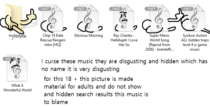 for this 18 this picture is made material for adults and do not show and hidden search results this music is to blame