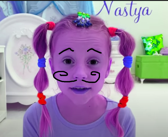 although it is scary it will soon be made as scary Nastya 