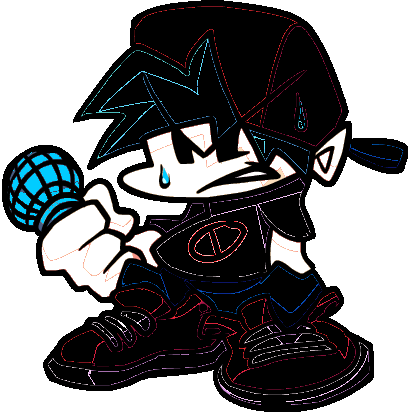 boyfriend black and white fixed and its not sans