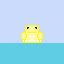 bathing duck