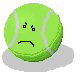 Anxiety tennis ball