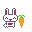bunny wuvs her carrot