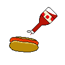 Hot Dog and Ketchup